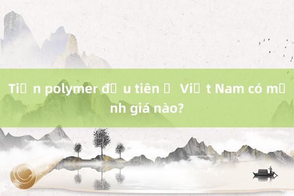 Tiền polymer đầu tiên ở Việt Nam có mệnh giá nào?