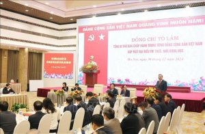 Tổng Bí thư Tô Lâm: Đội ngũ trí thức, nhà khoa học tạo bứt phá mạnh mẽ cho mục tiêu phát triển nhanh, bền vững đất nước